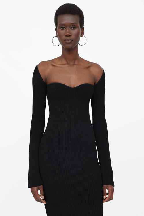 Khaite Knit Ribbed Beth Dress