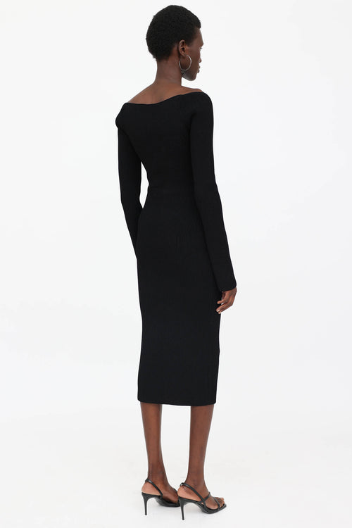 Khaite Knit Ribbed Beth Dress