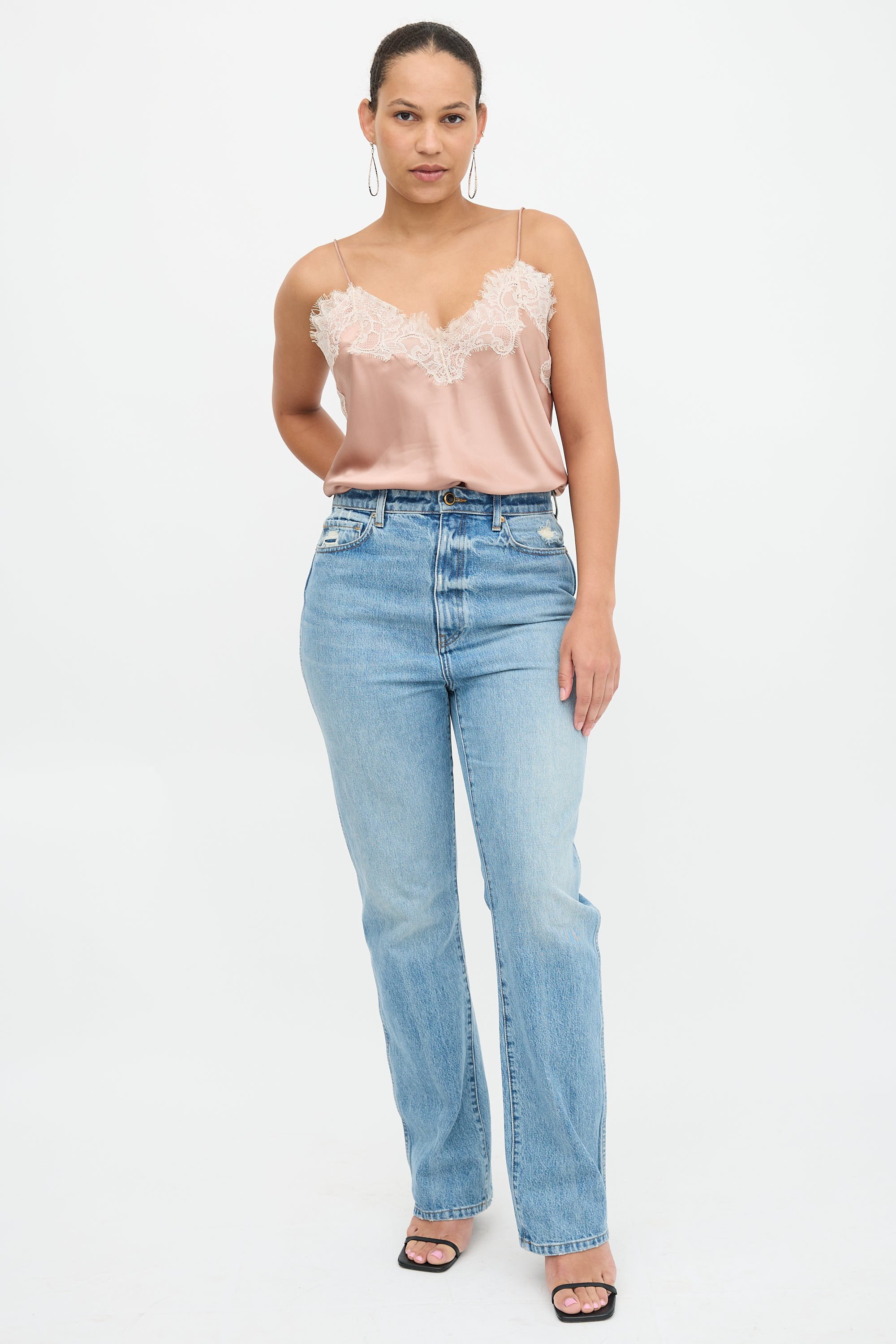 Khaite Danielle Straight Leg Jeans