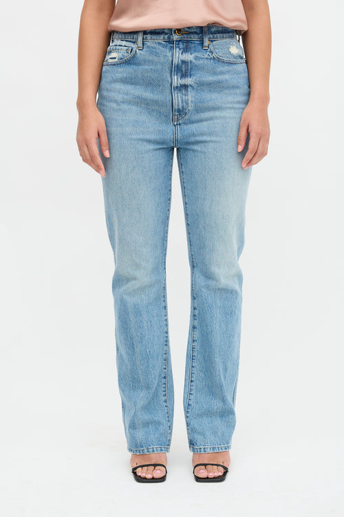 Khaite Danielle Straight Leg Jeans