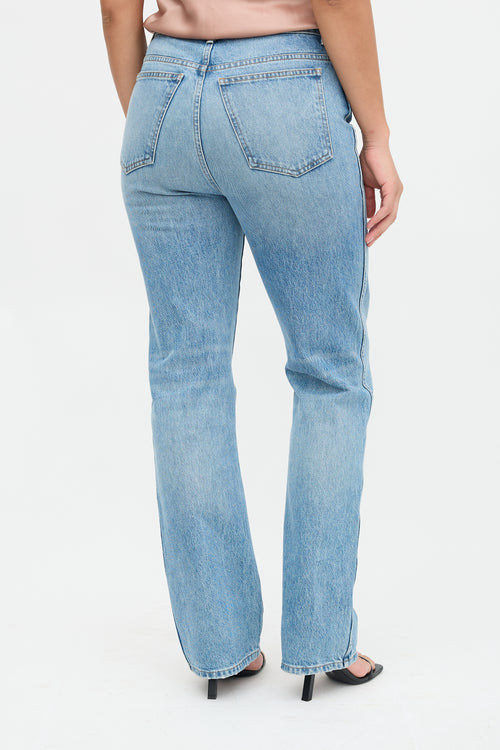 Khaite Danielle Straight Leg Jeans