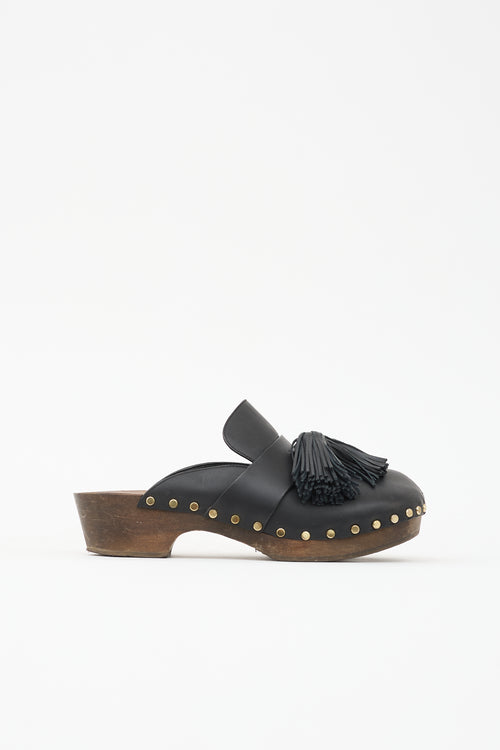 Khaite Leather Oliver Mule