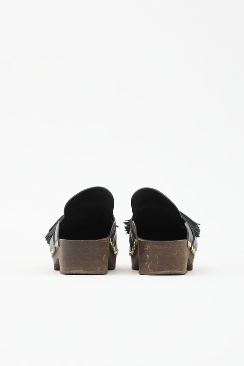 Khaite Leather Oliver Mule
