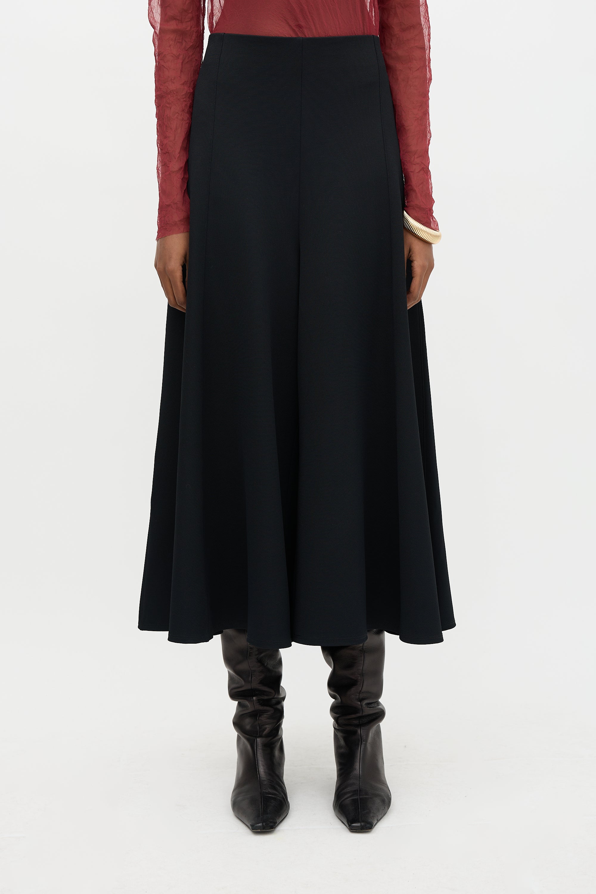 The Row Stretch Knit Mildro Culotte