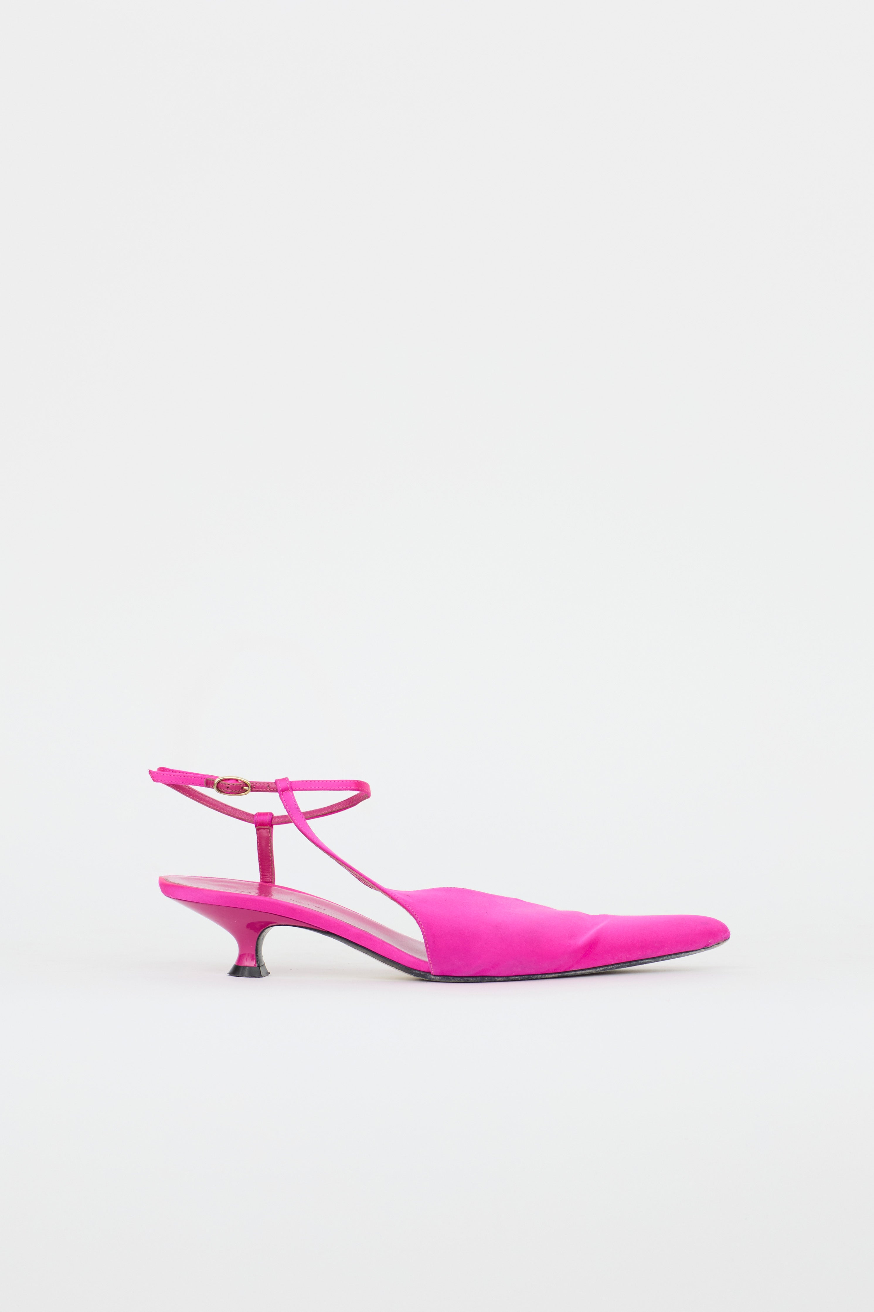 Khaite Satin Seville Slingback Pump
