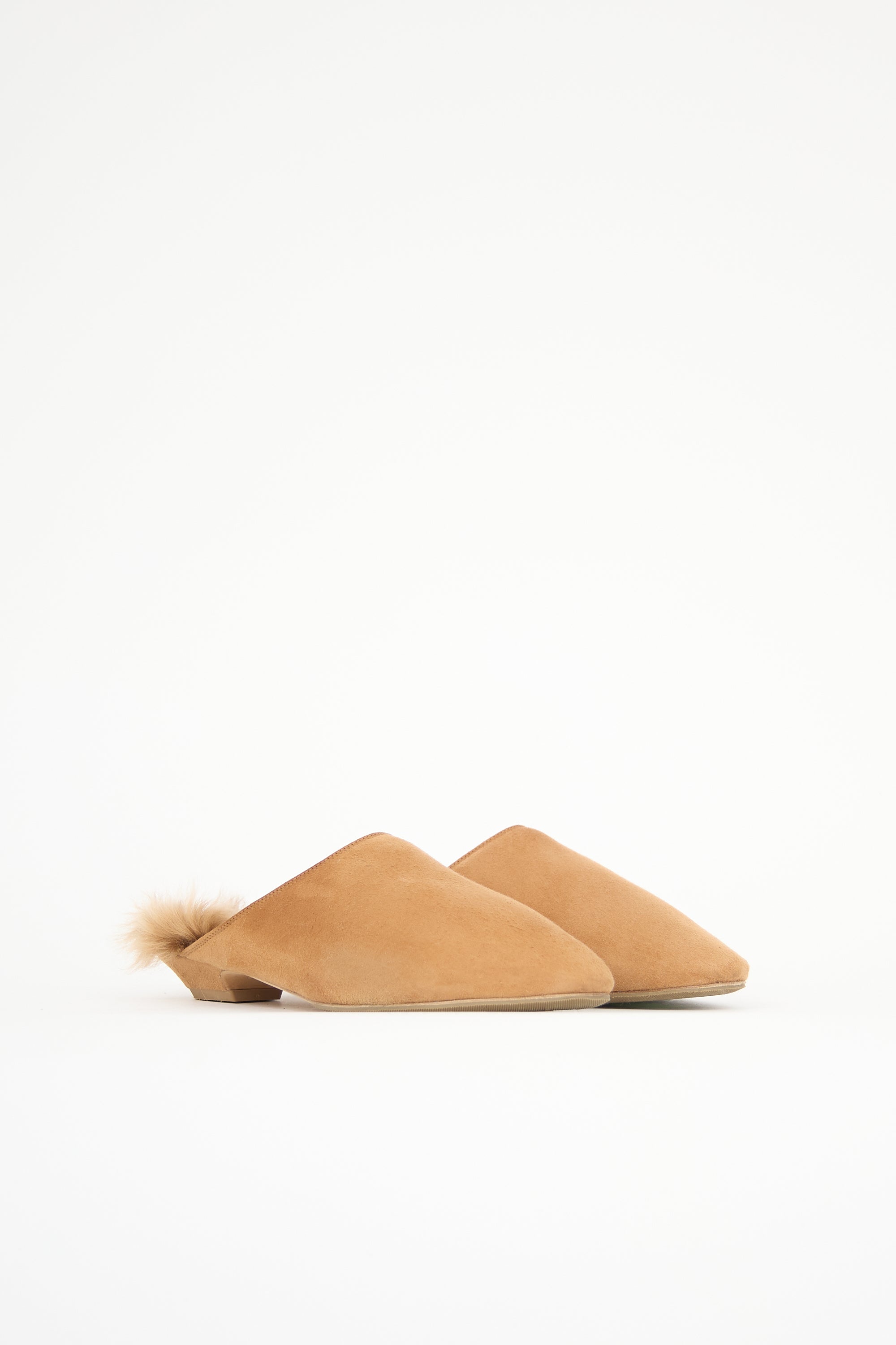 Khaite Shearling Otto Mule