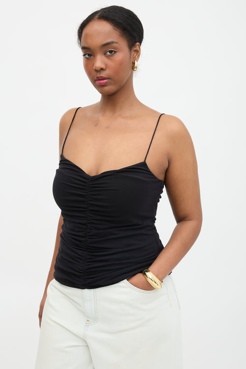 Khaite Shelly Ruched Tank Top