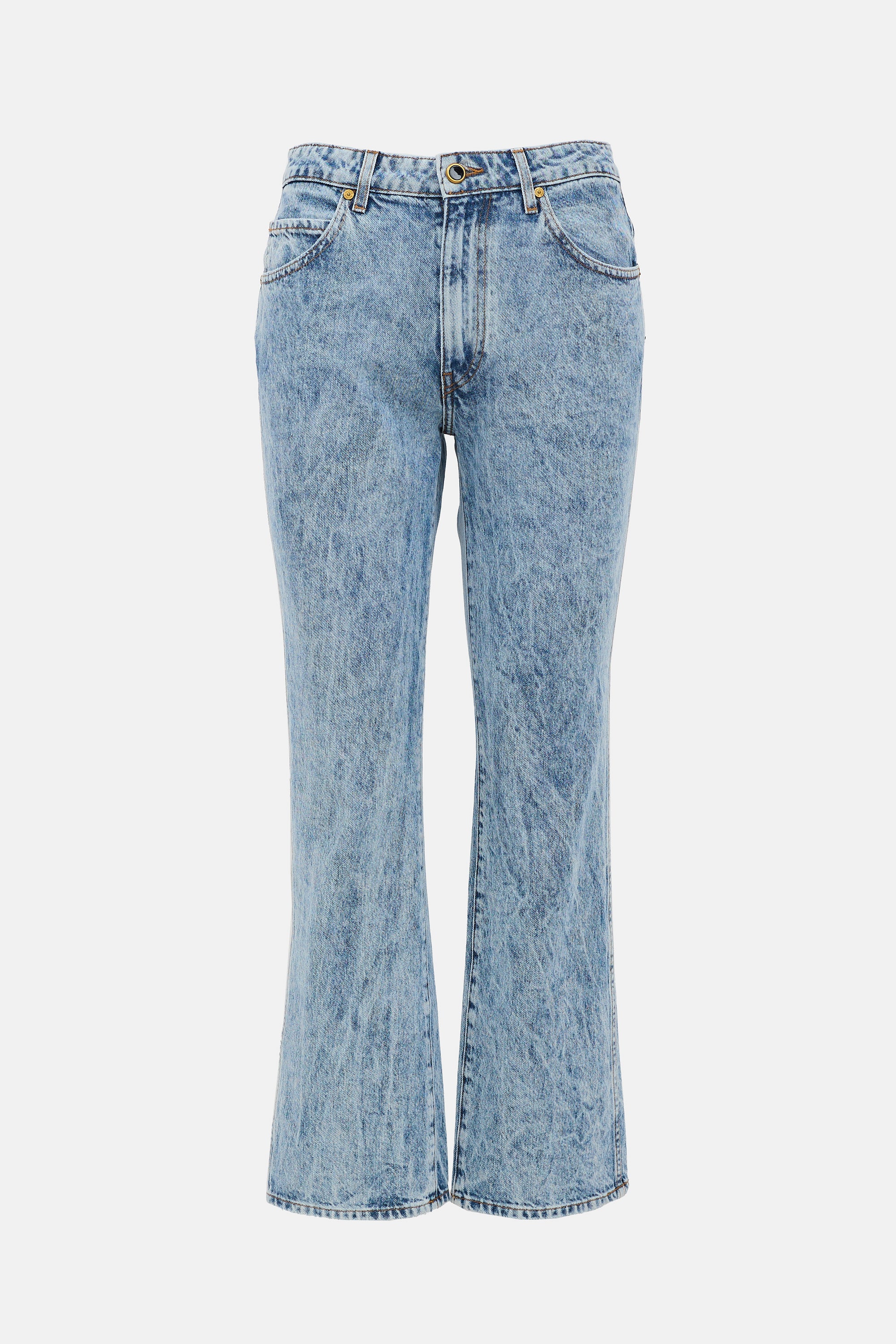 Khaite Vivian Straight Leg Jeans