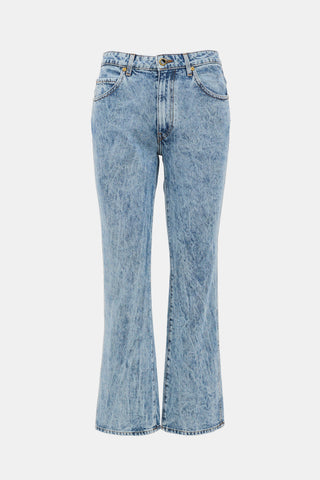 Khaite Vivian Straight Leg Jeans