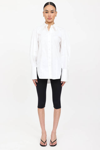 Khaite Cotton Button Up Shirt