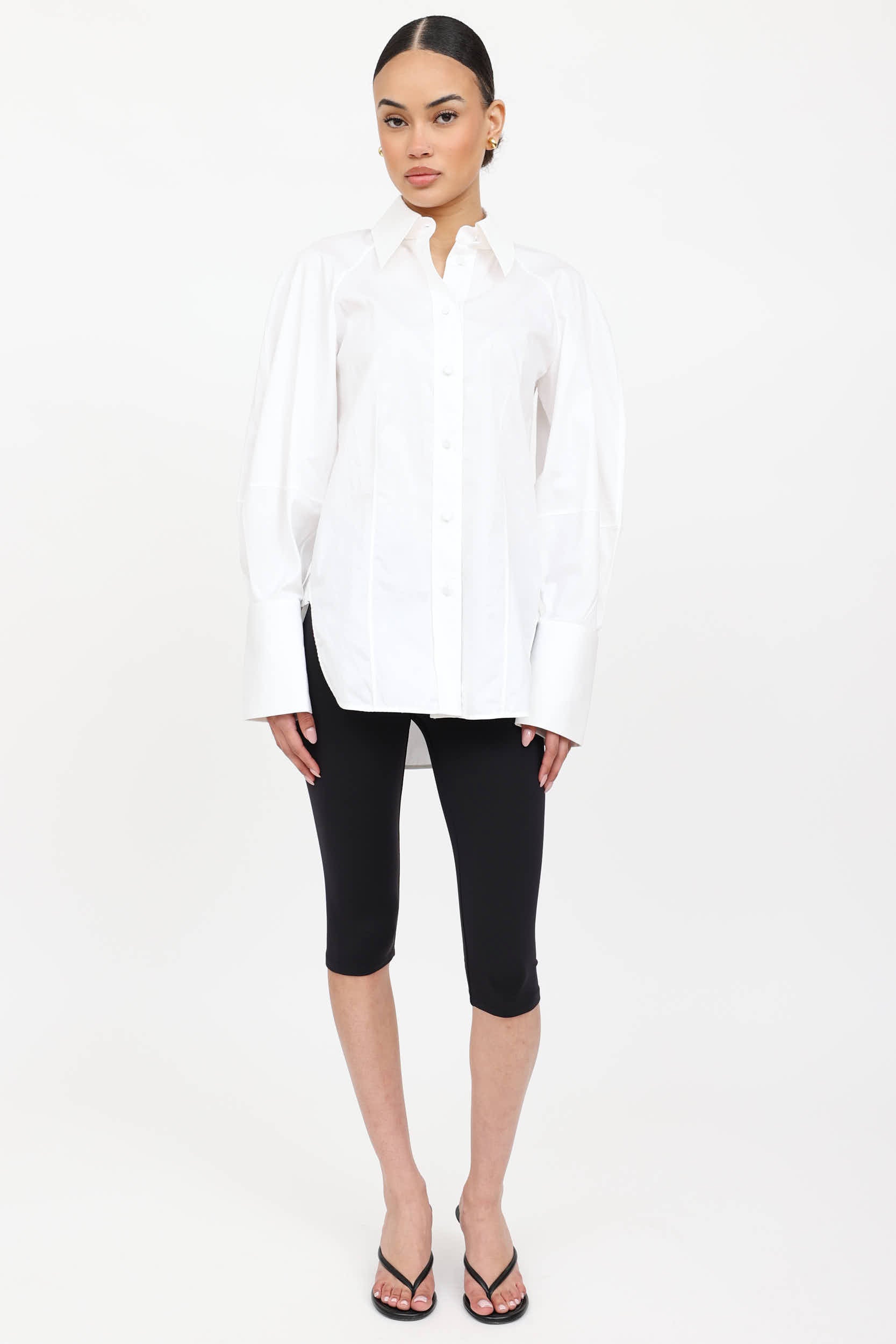 Khaite Cotton Button Up Shirt
