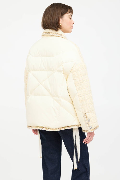 KhrisJoy Tweed Puffer Jacket