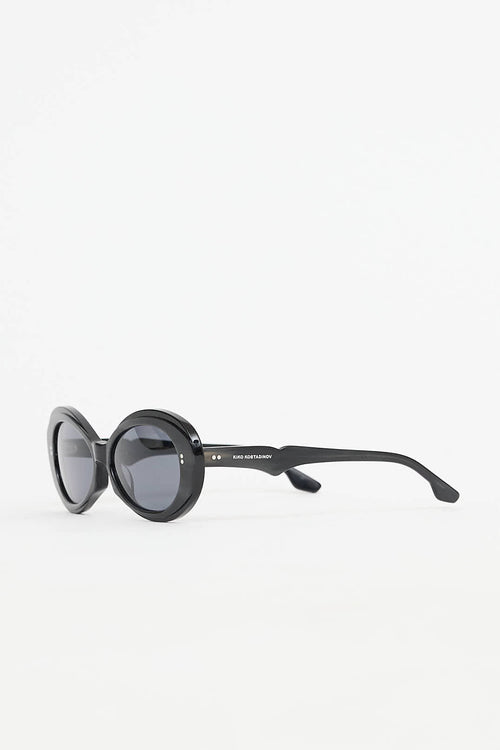 Kiko Kostadinov Rune Oval Sunglasses