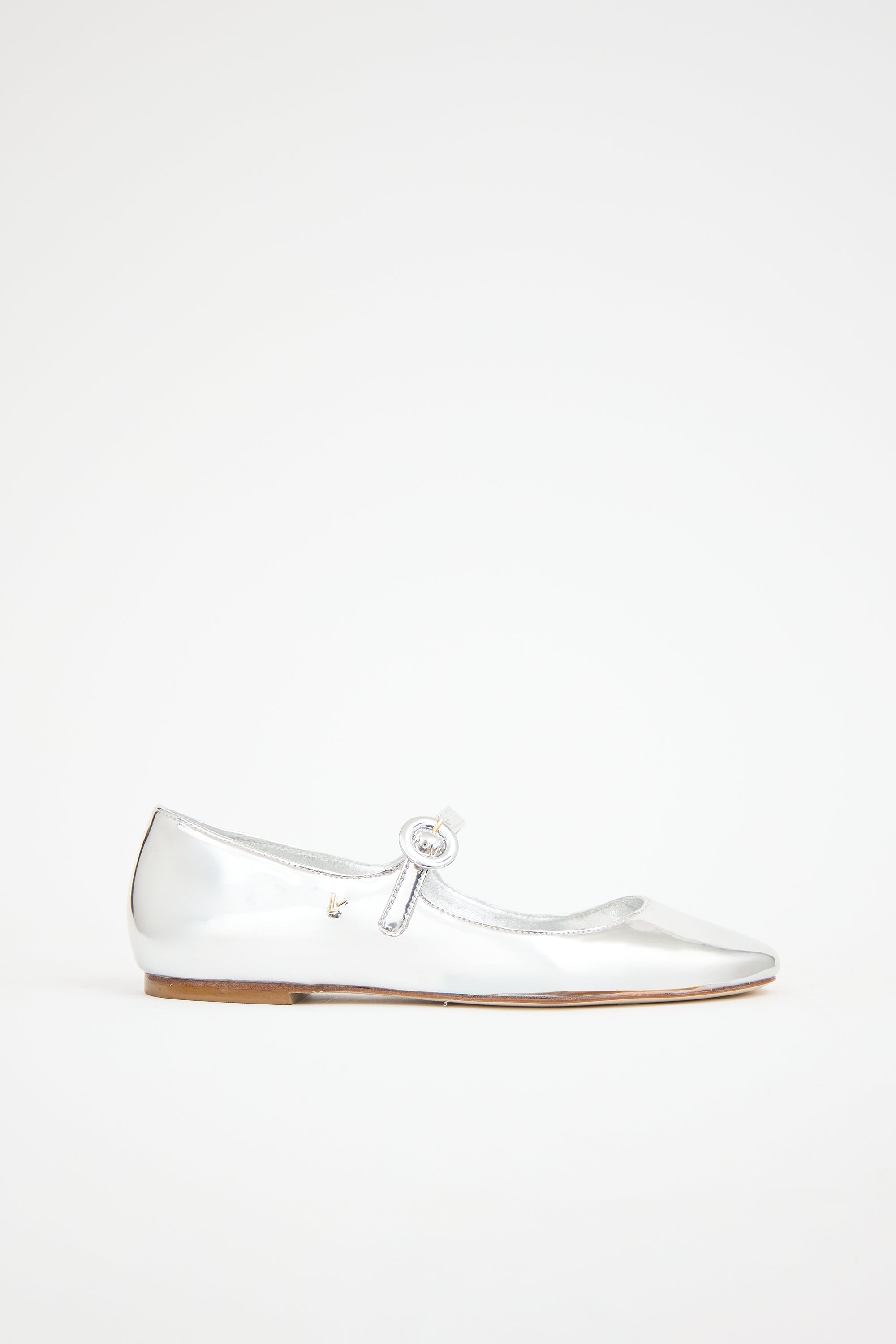 Larroude Patent Blair Flat