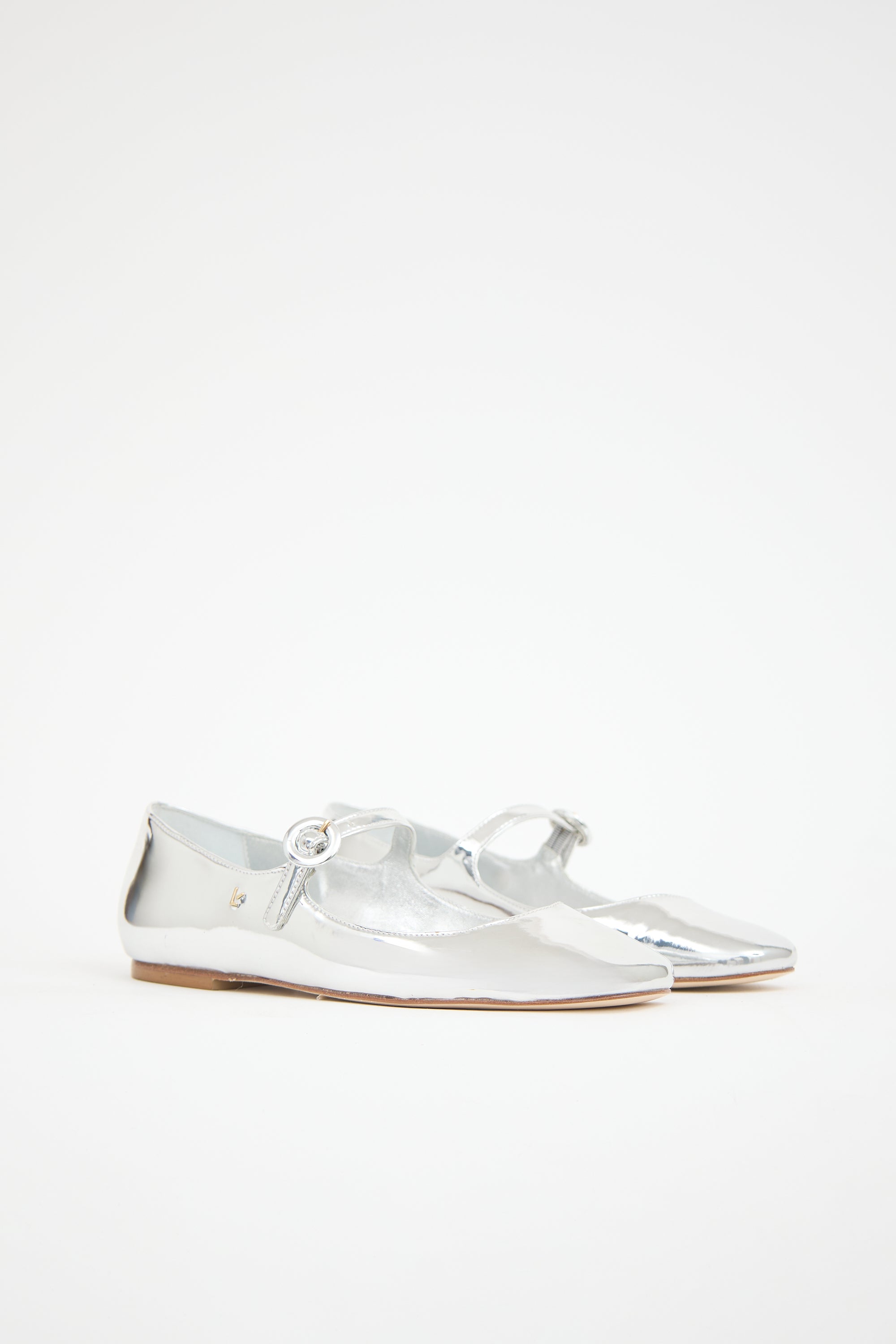 Larroude Patent Blair Flat