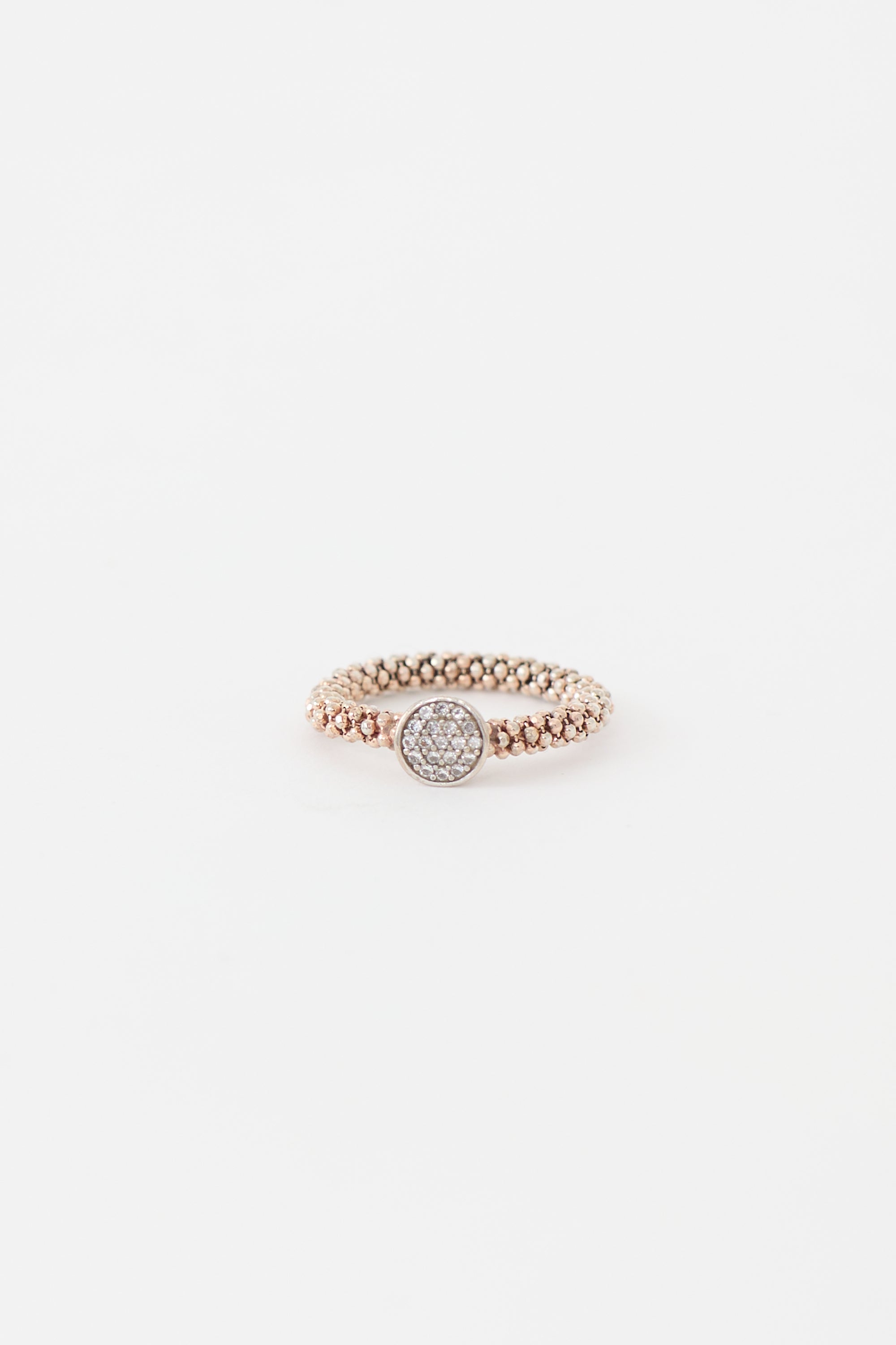 Links of London Rose Gold Effervescence Circle Ring