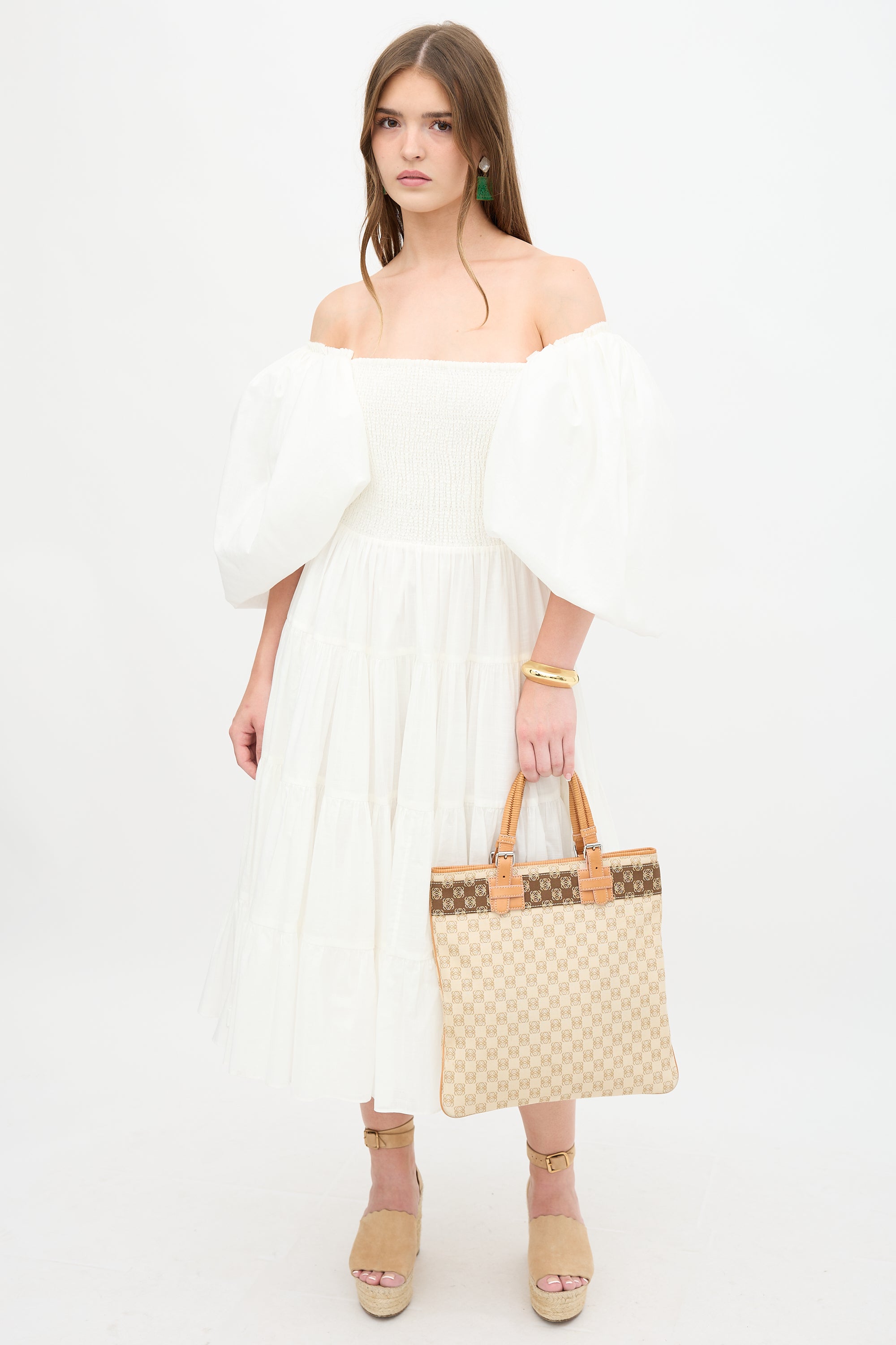 Loewe Anagram Jacquard Tote Bag