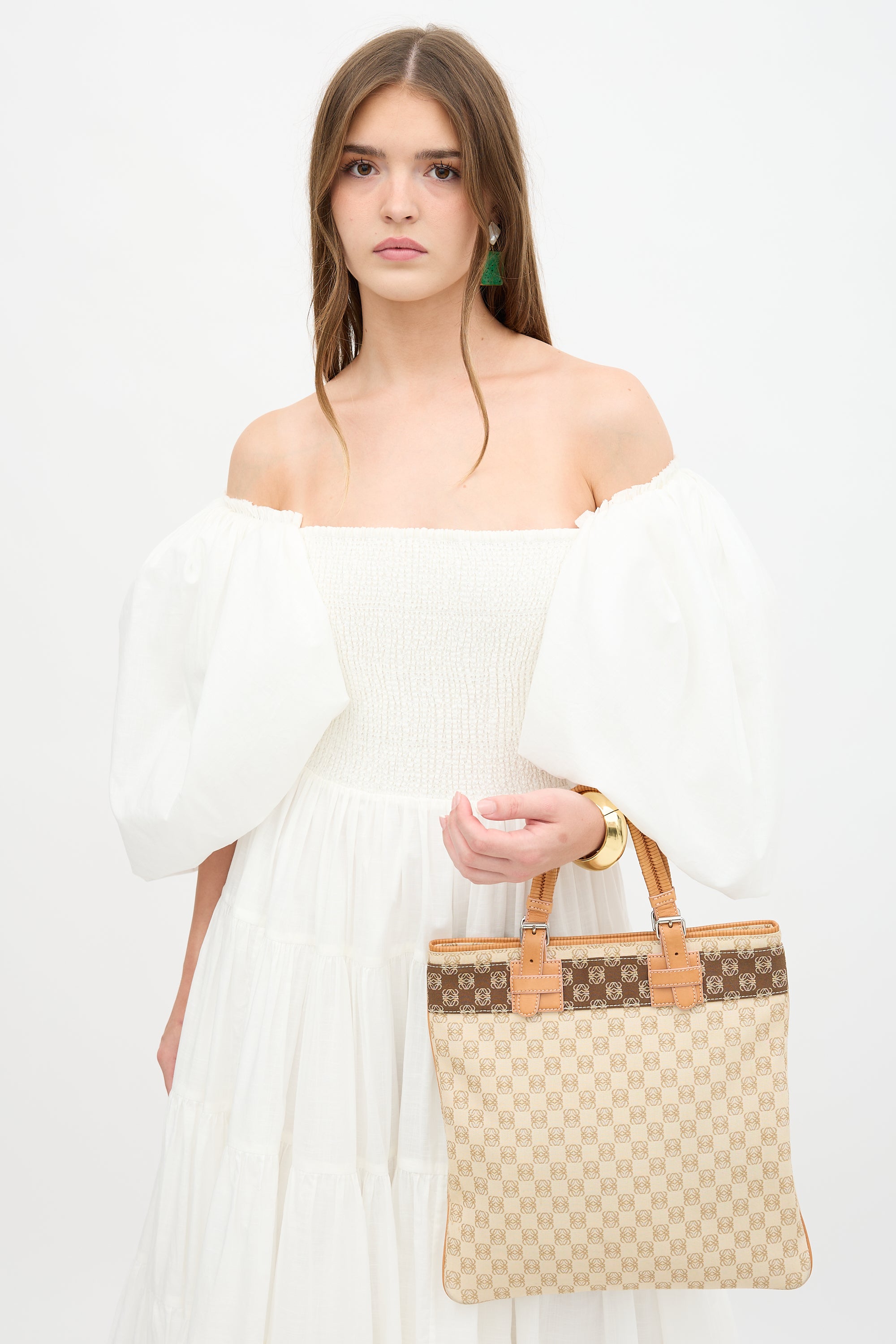 Loewe Anagram Jacquard Tote Bag