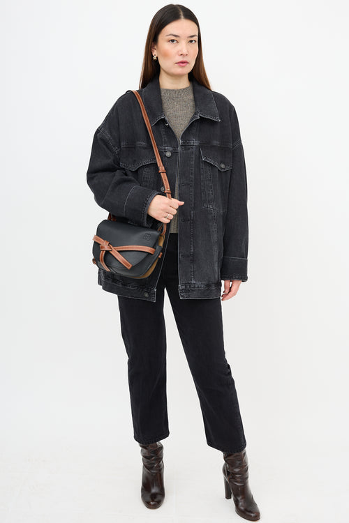 Loewe Leather Small Gate Crossbody Bag