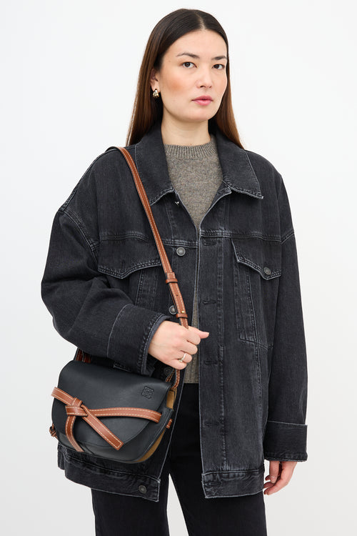 Loewe Leather Small Gate Crossbody Bag