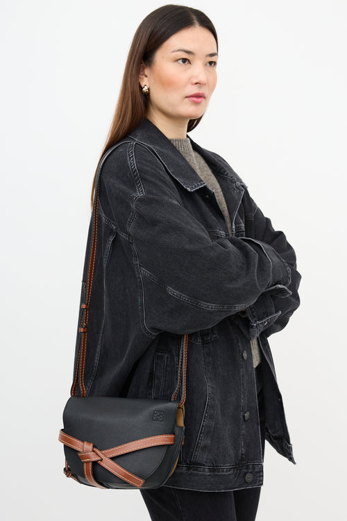 Loewe Leather Small Gate Crossbody Bag