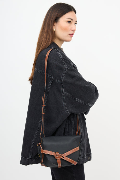 Loewe Leather Small Gate Crossbody Bag