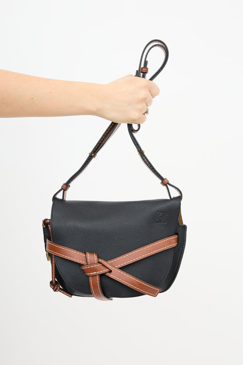 Loewe Leather Small Gate Crossbody Bag