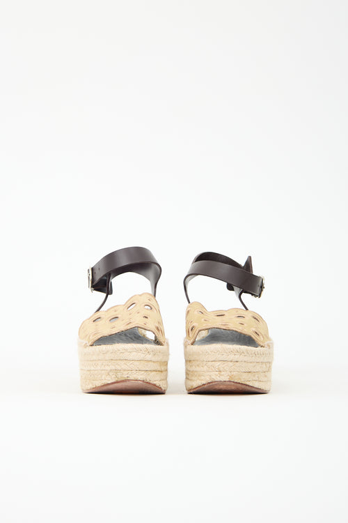 Loewe Platform Espadrille Sandal