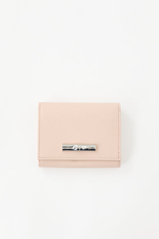 Longchamp Leather Le Roseau Wallet