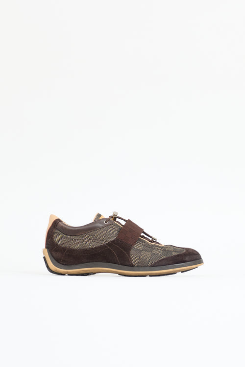 Louis Vuitton Canvas Damier Ebene Sneaker