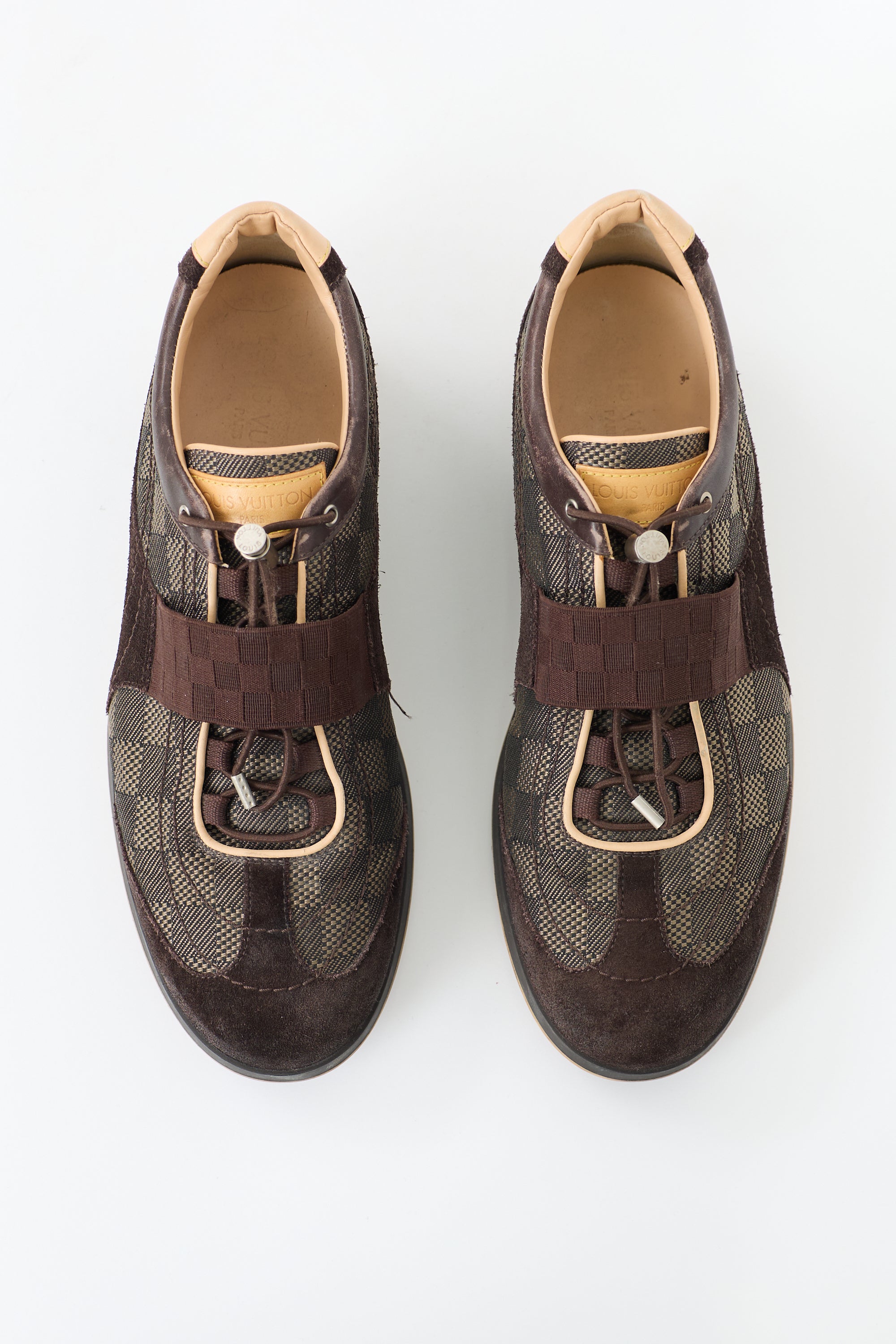 Louis Vuitton Canvas Damier Ebene Sneaker