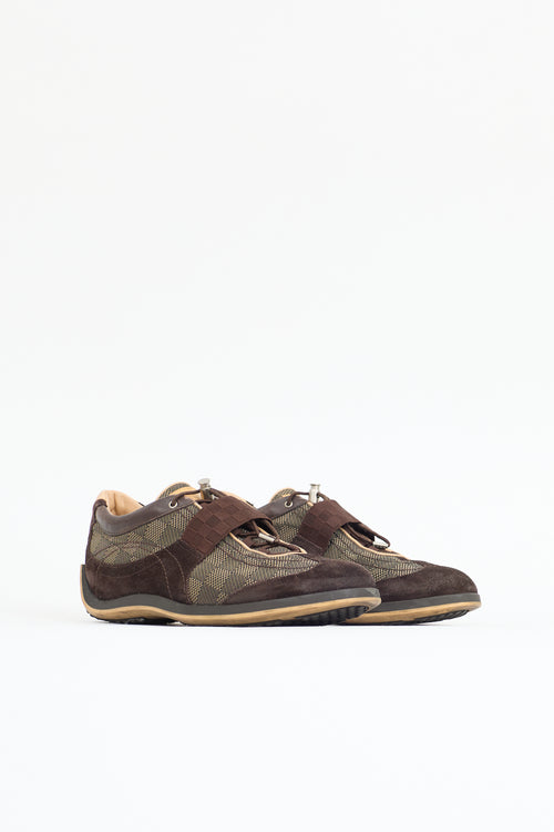 Louis Vuitton Canvas Damier Ebene Sneaker
