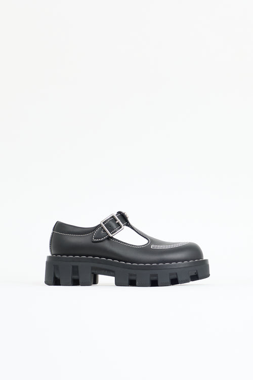 Louis Vuitton Leather Checker Mary Jane
