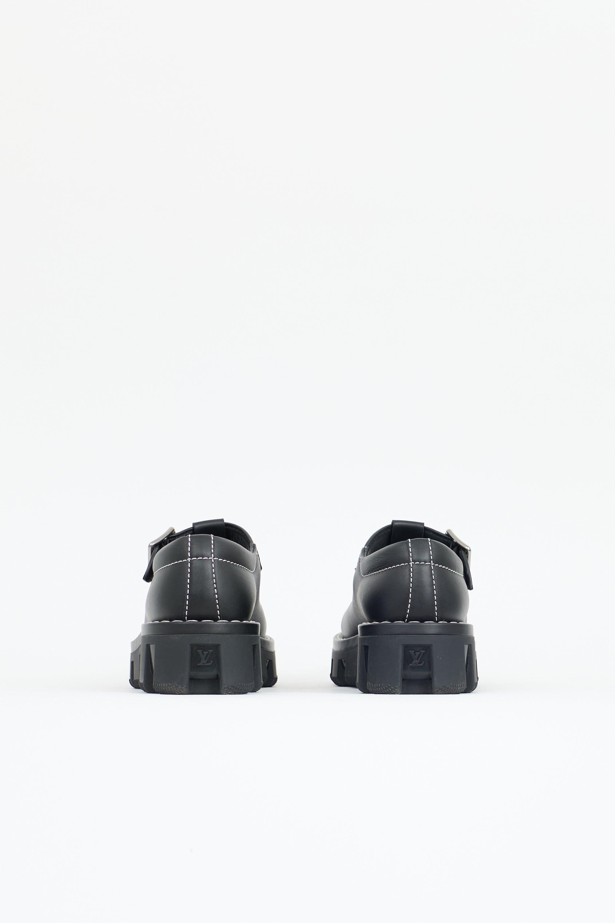 Louis Vuitton Leather Checker Mary Jane