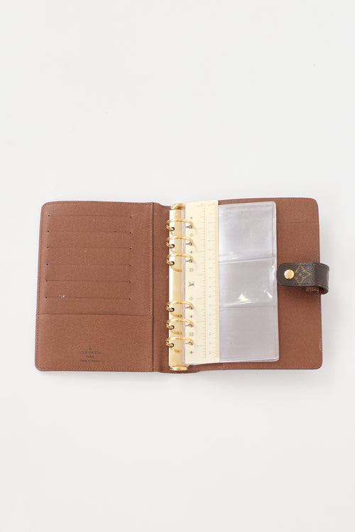 Louis Vuitton Monogram Medium Ring Agenda Cover