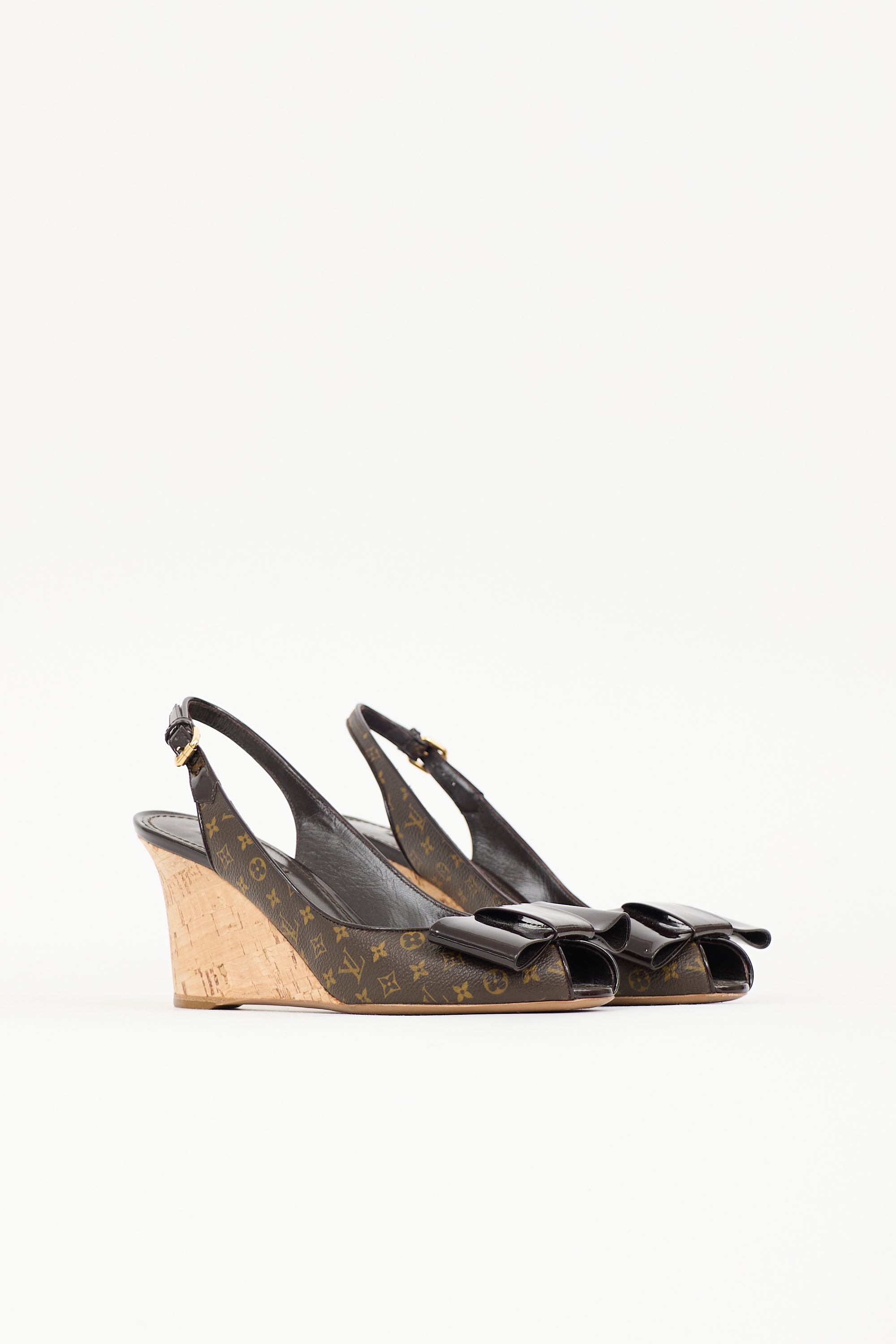 Louis Vuitton Monogram Rivoli Wedge Heel