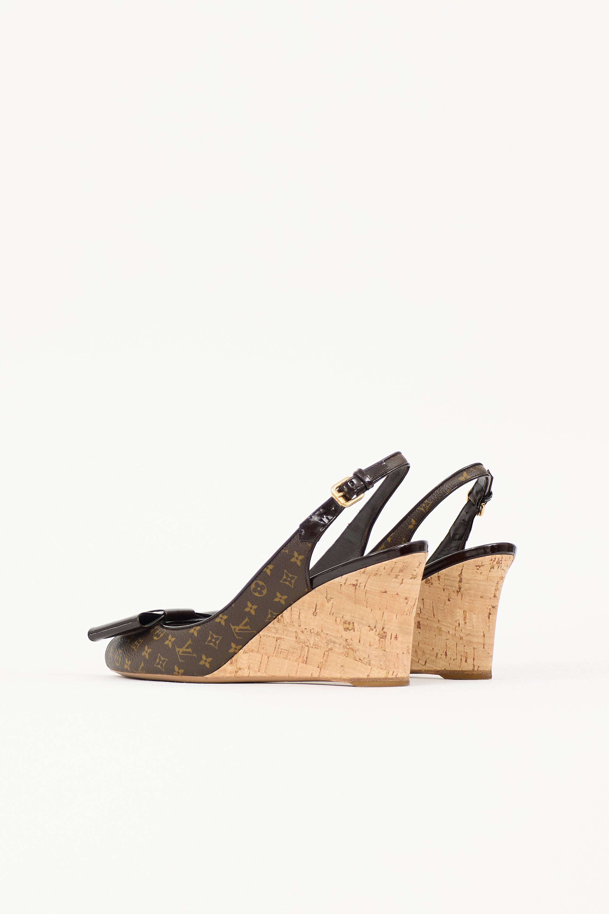 Louis Vuitton Monogram Rivoli Wedge Heel