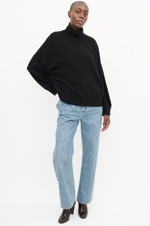 Lou Lou Studio Black Cashmere Murano Sweater