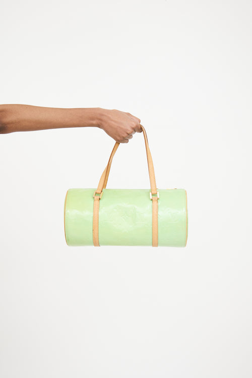 Louis Vuitton Green Bedford Vernis Monogram Bag