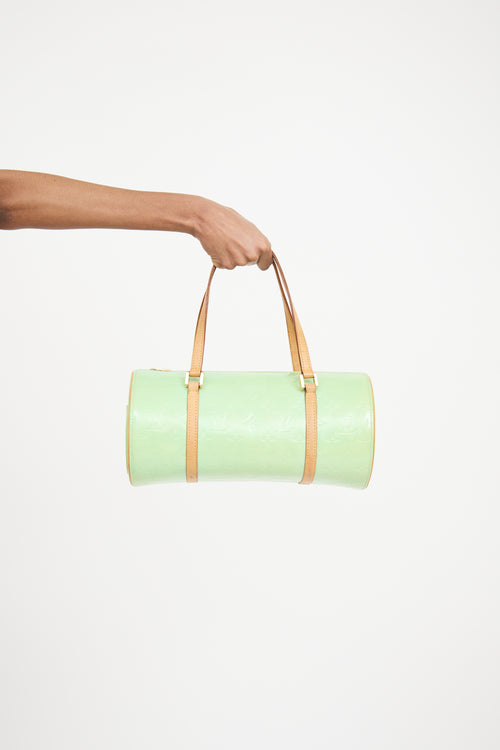 Louis Vuitton Green Bedford Vernis Monogram Bag