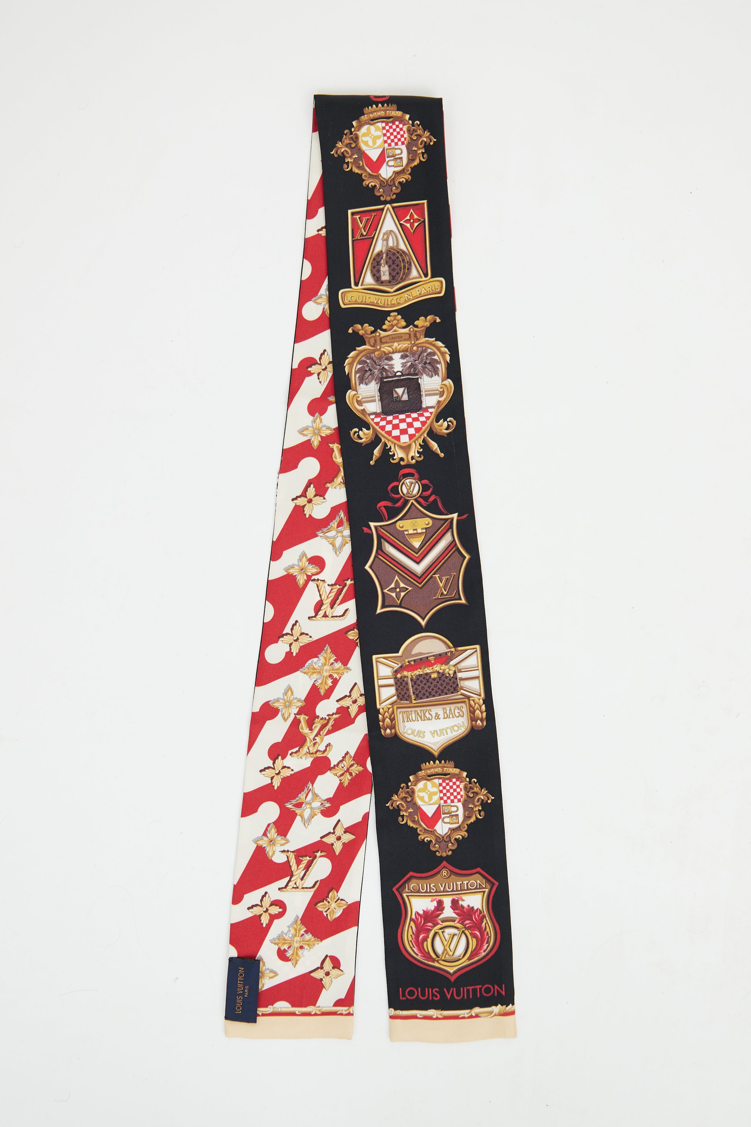 Louis Vuitton White Red Gold Bandeau