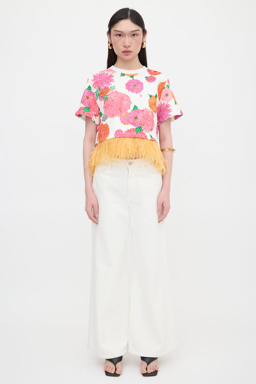 La DoubleJ Floral La Scala T-Shirt