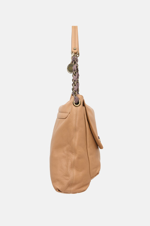 Lanvin Grained Leather Shoulder Bag