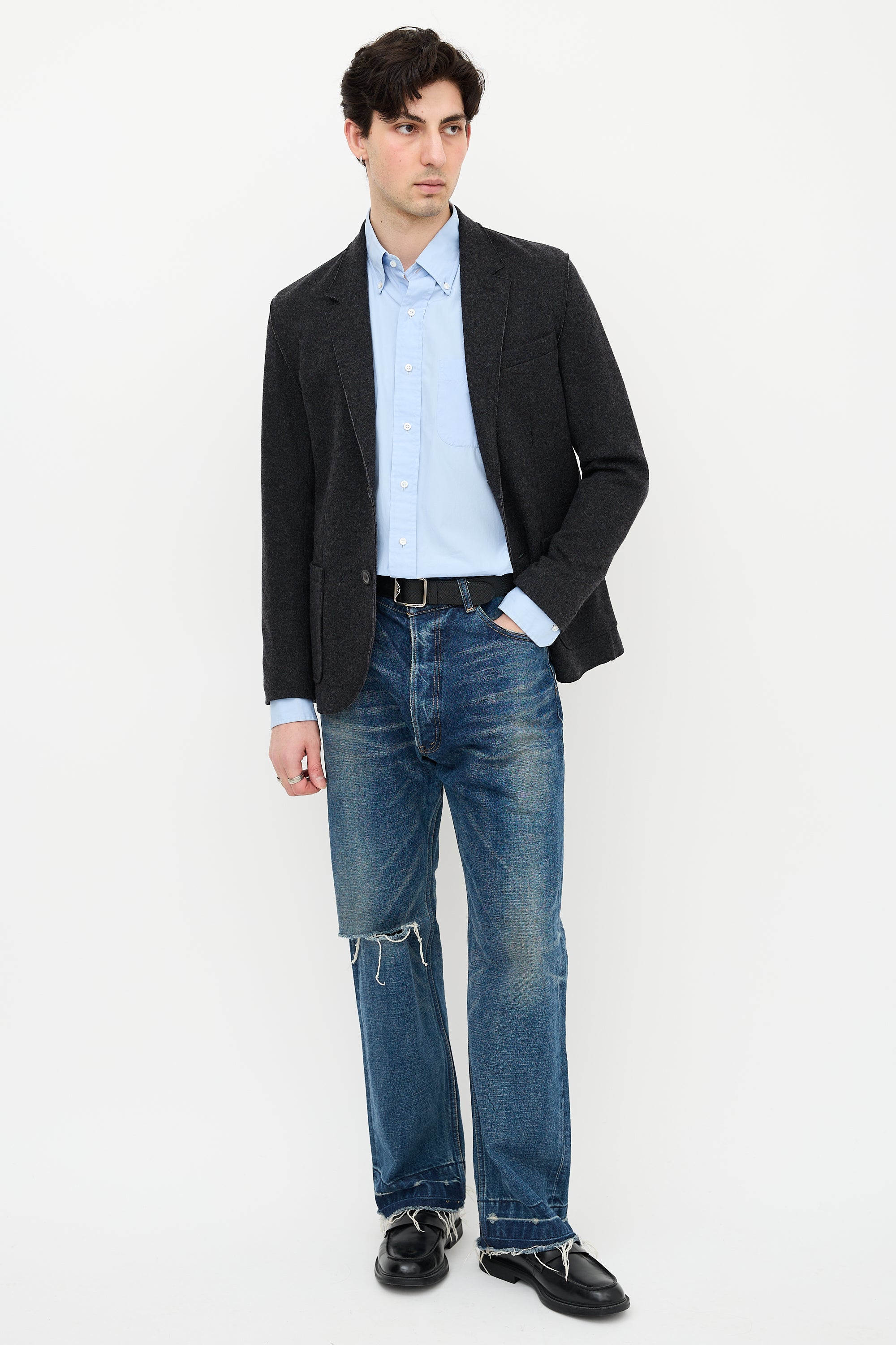 Lanvin Felted Wool Blazer