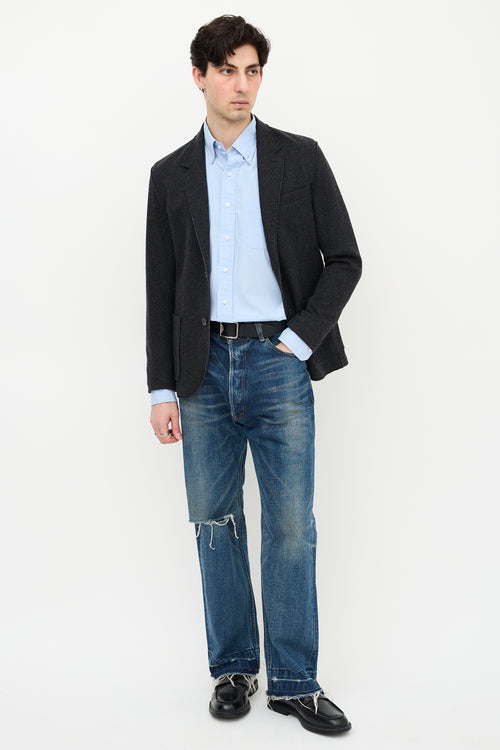 Lanvin Felted Wool Blazer