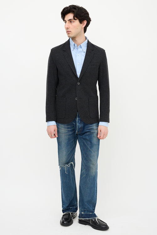 Lanvin Felted Wool Blazer