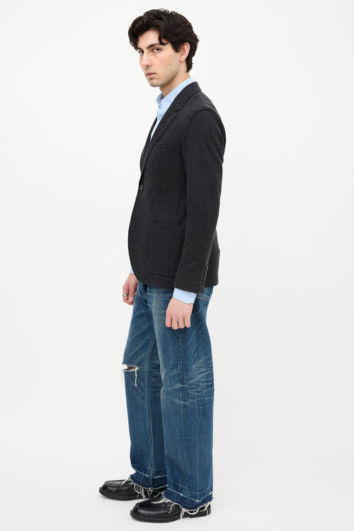 Lanvin Felted Wool Blazer