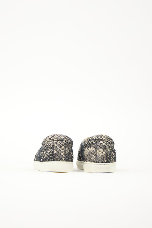 Lanvin Exotic Leather Sneaker
