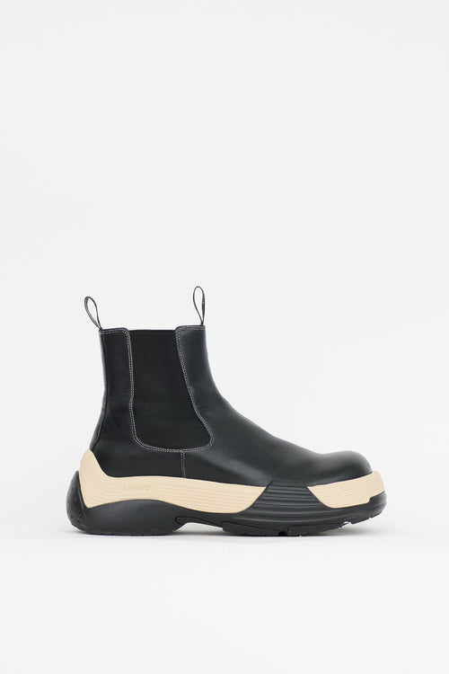 Lanvin Leather Flash X Bold Boot