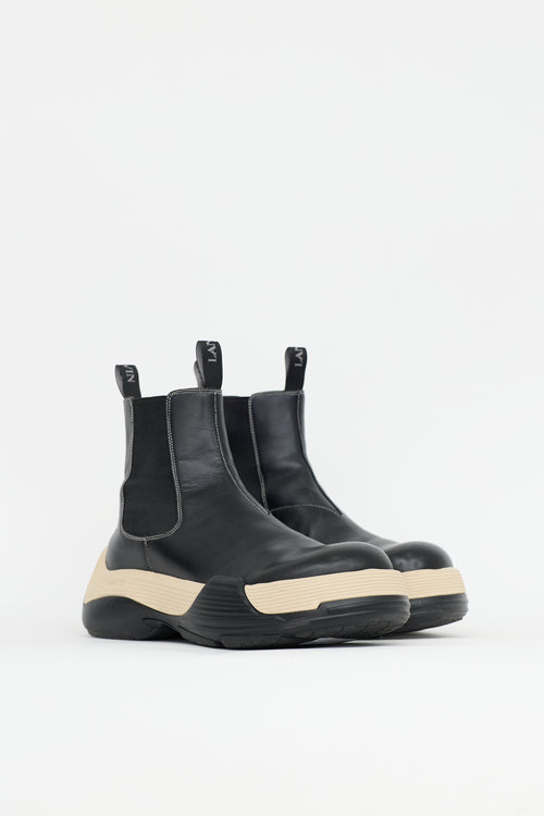 Lanvin Leather Flash X Bold Boot